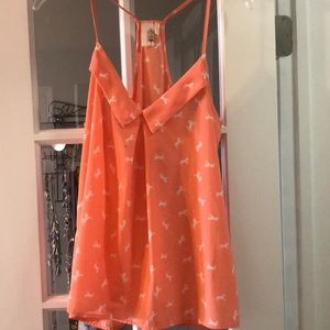 White horses tank top